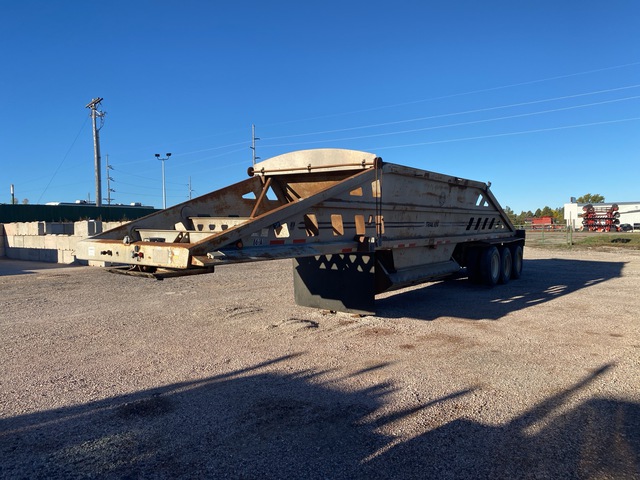1993 Trail King TK54BU-433 15 ft Tri/A Belly Dump Trailer