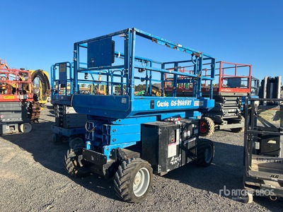 2017 Genie GS2669RT 4x4 Diesel Plateforme élévatrice à ciseaux