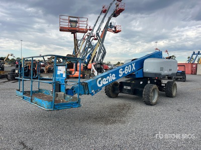 2018 Genie S60 4WD Diesel Telescopische hoogwerker