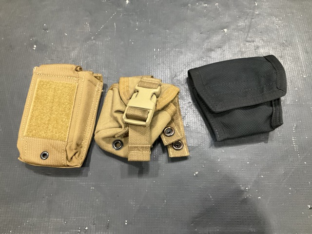 (114) Duty Cuff Pouches, (297) Grenade Pouches & Assorted Items