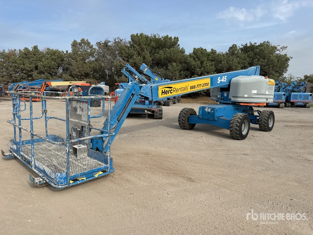2016 Genie S45 4WD Diesel Telescopic Boom Lift | Ritchie Bros. Auctioneers