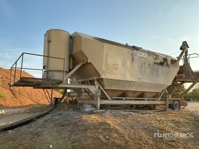 2008 Kolberg Electric 300 Barrel Portable Profile Asphalt Silo
