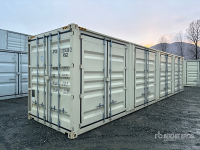 2025 40 ft High Cube Multi-Door Storage Container