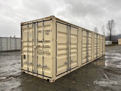 2025 40 ft High Cube Multi-Door Storage Container