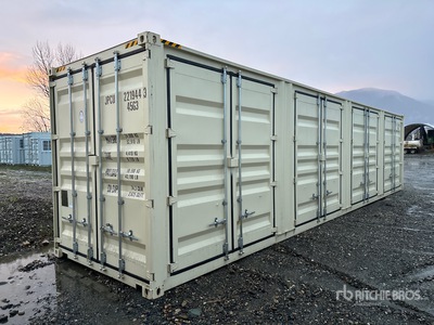 2025 40 ft High Cube Multi-Door Storage Container