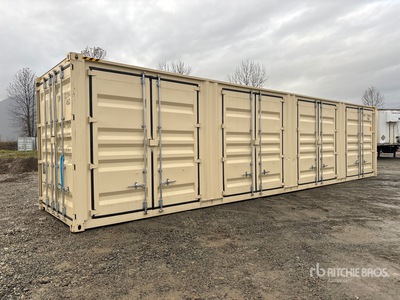 2025 40 ft High Cube Multi-Door Contenedor de almacenamiento