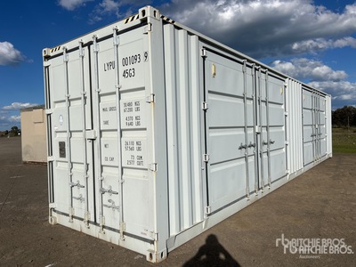 2025 40 ft High Cube Multi-Door Storage Container