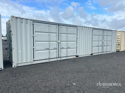 2025 40 ft High Cube Multi-Door Storage Container