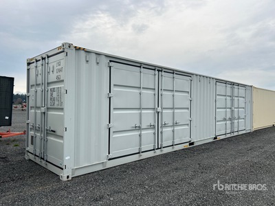 2025 40 ft High Cube Multi-Door Storage Container