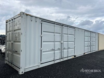 2025 40 ft High Cube Multi-Door Storage Container