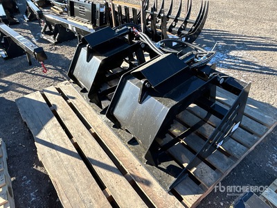 2025 GIYI GY-HWG72 72 in Skeleton Skid Steer Grapple Bucket (Unused)