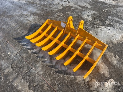 2025 GIYI 44 in Râteau d'excavatrice - Fits Cat 305 (Unused)