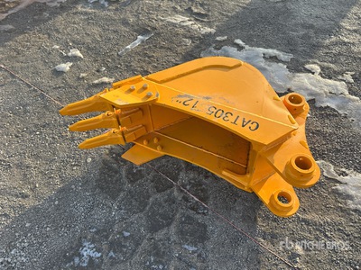 2025 GIYI GY-BK 12 in Digging Godet d'excavatrice - Fits Cat 305 (Unused)