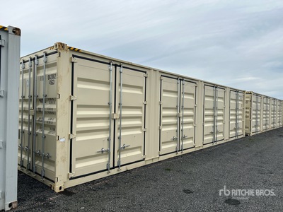 2025 40 ft High Cube Multi-Door Storage Container