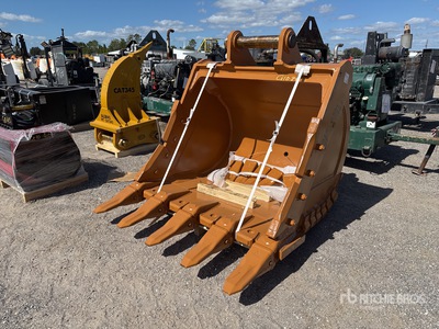 2025 LYALS ALS EB345 65 in Digging Excavator Bucket - Fits Cat 345 (Unused)