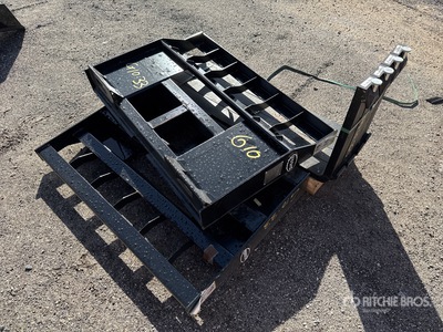 Quantity of (2) 2025 LYALS ALSF1 2 48 in 2 ton Skid Steer Forks (Unused)