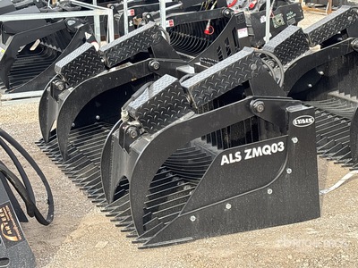 2025 LYALS ZMQO3 84 in Rock Garfio para minicargadora (Unused)