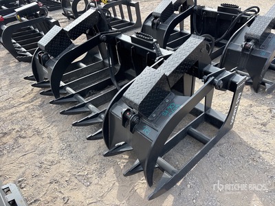 2025 LYALS ZMQO5 80 in Root Skid Steer Grapple (Unused)