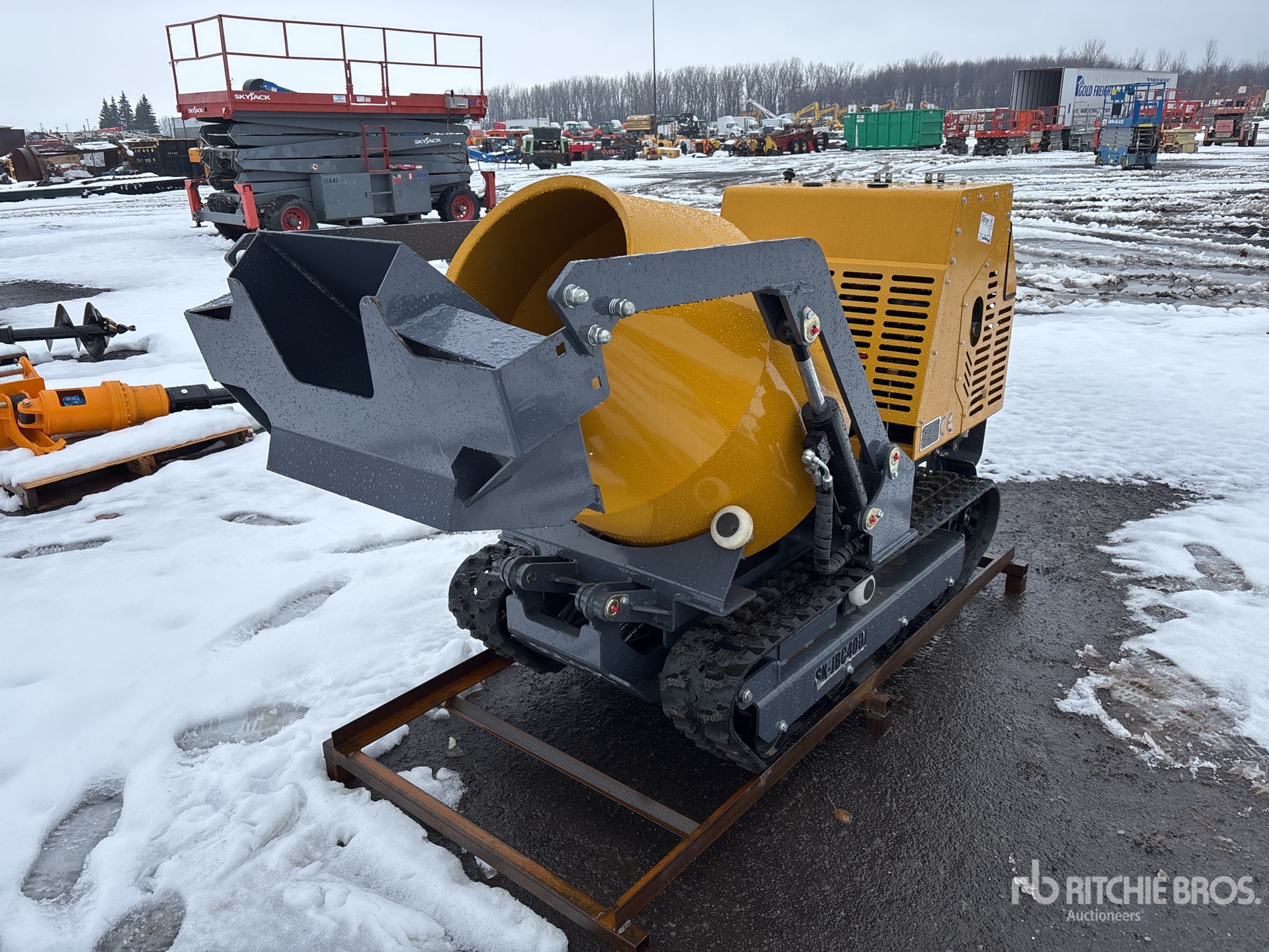 2025 SKLP SK-JBC400 Mini Tracked Bétonnière portable (Unused)