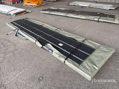 Quantity of (100) 2025 SKLP SKH100 12 ft Galvalume Steel Siding Roofing Sheets (Unused)