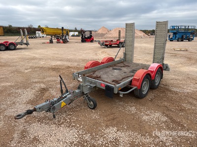 Hubiere TPG252R T/A Remorque Remolque Portamaquinaria