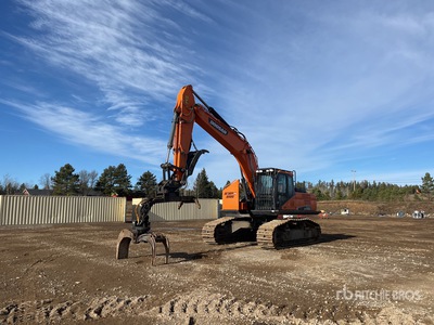 2020 Doosan DX225LL-5 Heel Boom Forstkran