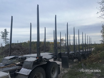 2022 Porcupine Trailers 50 ft 6 in Quad/A Log Trailer