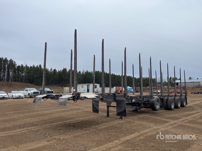 2022 Porcupine Trailers 50 ft 6 in Quad/A Log Trailer