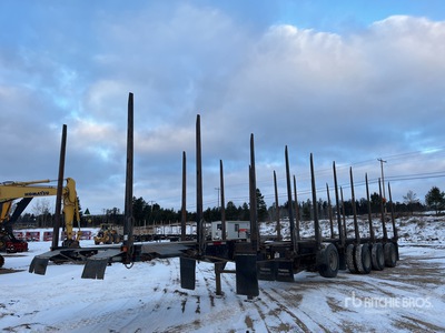 2022 Timmins 50 ft 6 in Quad/A Hayrack ログトレーラー