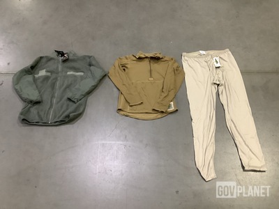 (7) Cold Weather Shirts, (40) Pairs of Cold Weather Drawers & Assorted Items