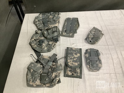 (278) M4 Two Mag Pouches, (300) Flash Bang Grenade Pouches & Assorted Items