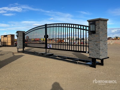 Bulldog Industries 30 ft Bi-Parting Driveway Gate (Unused)
