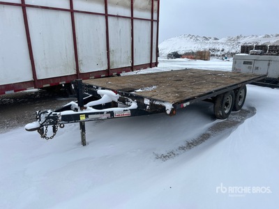 2018 Hitchman 16 ft T/A Remolque caja abierta