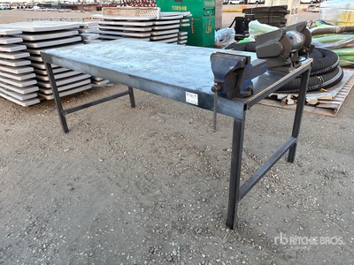8 ft x 44 in Welding Workbench