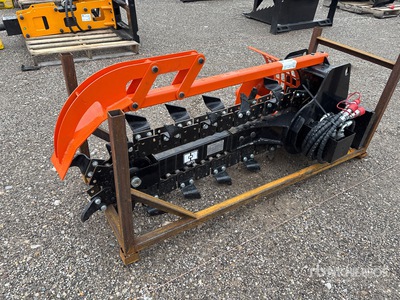 2025 GIYI GY-X39F 36 in Mini Skid Steer Trencher (Unused)