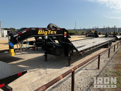 2024 Big Tex 25GN-40D5A 40 ft T/A Gooseneck مقطورة مسطحة