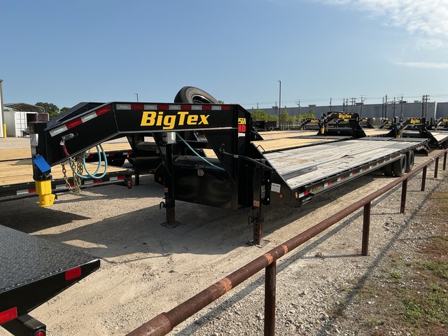 2024 Big Tex 25GN-40D5A 40 ft T/A Gooseneck Flatbed Trailer