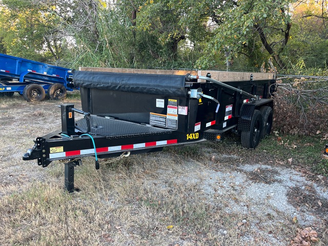 2024 Big Tex 14XD-14C2A-BK 14 ft T/A Dump Utility Trailer (Unused)