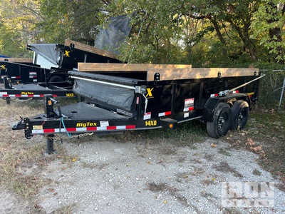 2024 Big Tex 14XD-14C2A-BK 14 ft T/A Remolque Ligero de Volteo (Unused)