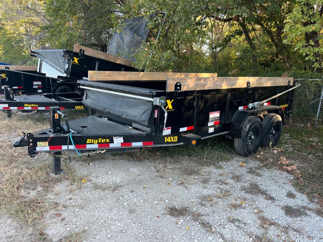 2024 Big Tex 14XD-14C2A-BK 14 ft T/A Dump Utility Trailer (Unused)