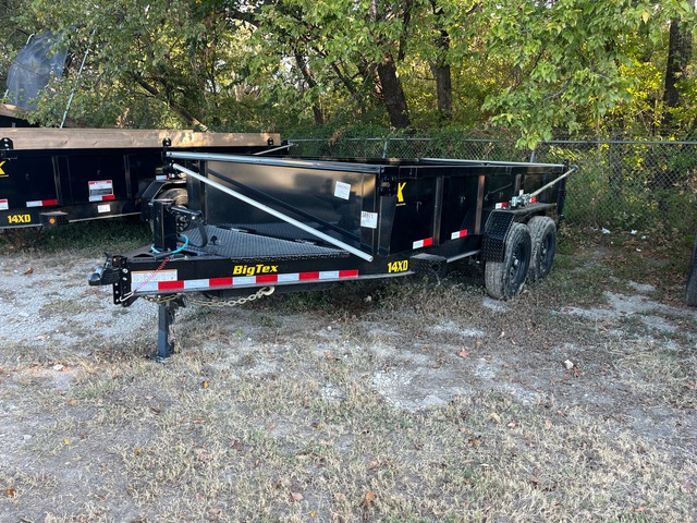 2024 Big Tex 14XD-14C2A-BK 14 ft T/A Dump Utility Trailer (Unused)