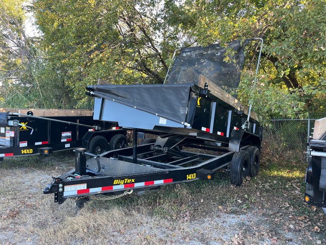 2024 Big Tex 14XD-14C2A-BK 14 ft T/A Dump Utility Trailer (Unused)