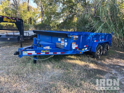 2024 Big Tex 14LP-14BL6SIRPD 14 ft T/A Remolque Ligero de Volteo (Unused)