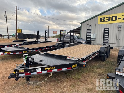 2024 Big Tex 14EH-18D3A-KRBK T/A 1 Car Open Car Carrier Trailer