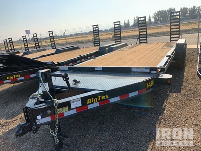 2024 Big Tex 14EH-20D3A-KRBK T/A 1 Car Open Car Carrier Trailer (Unused)