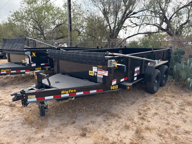 2024 Big Tex 14 ft T/A Dump Utility Trailer
