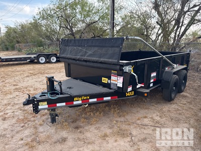 2024 Big Tex 14 ft T/A Remolque Ligero de Volteo