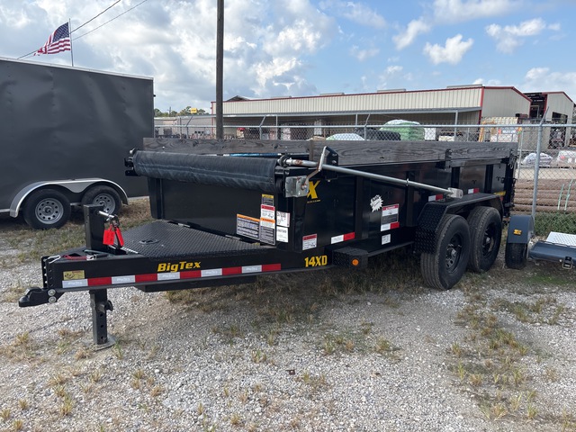 2024 Big Tex 14XD-14C2A-BK 14 ft T/A Dump Utility Trailer