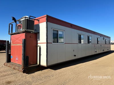 2008 Roadway Trailers Wet Sleeper 60 ft x 12 ft Skid-Mounted Mobile Camp