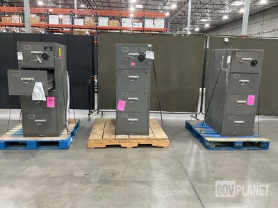 (3) Assorted File Cabinet Safes